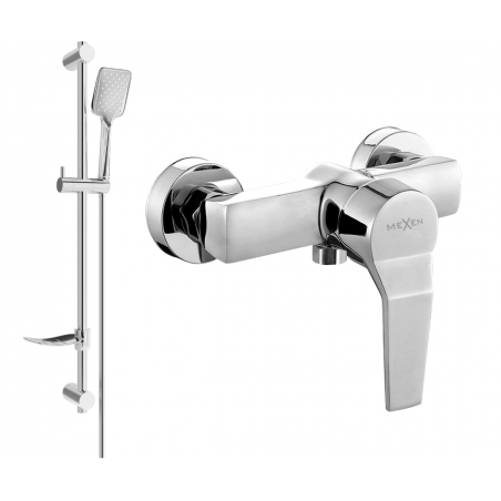 Mexen Caro DF62 robinet de douche avec set de douche, chrome - 74664DF62-00
