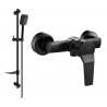 Mexen Caro DF62 robinet de douche avec ensemble de douche, noir - 74664DF62-70