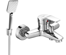 Mexen Caro R62 mitigeur de bain avec ensemble de douche, chromé - 74663R62-00