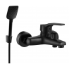 Mexen Caro R62 robinet de baignoire avec ensemble de douche, noir - 74663R62-70
