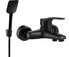 Mexen Caro R62 robinet de baignoire avec ensemble de douche, noir - 74663R62-70