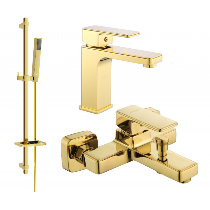 Mexen Cetus DQ77 ensemble pour baignoire, or - 744303DQ77-50