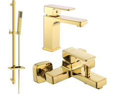 Mexen Cetus DQ77 ensemble baignoire, or - 744303DQ77-50
