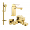 Mexen Cetus DQ45 ensemble de baignoire, doré - 744303DQ45-50