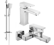 Mexen Cetus DQ45 ensemble de bain, chrome - 744303DQ45-00