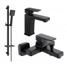 Mexen Cetus Ensemble de baignoire DQ45, noir - 744303DQ45-70