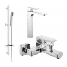 Mexen Cetus DQ77 ensemble de bain, chrome - 744313DQ77-00