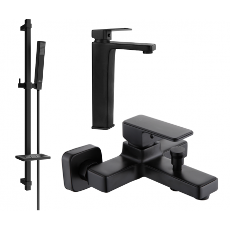 Mexen Cetus DQ77 ensemble de bain, noir - 744313DQ77-70