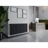 Mexen CVH20 Radiateur de plaque Hygiène 500 x 500 mm, connexion inférieure, 474 W, anthracite - W620H-050-050-66
