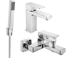 Ensemble de baignoire Mexen Cetus R77, chrome - 744303R77-00