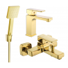 Mexen Cetus R45 ensemble de bain, doré - 744303R45-50