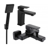 Ensemble de baignoire Mexen Cetus R45, noir - 744303R45-70