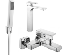 Mexen Cetus R77 ensemble de bain, chrome - 744313R77-00