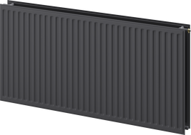 Radiateur plate Mexen CVH20 Hygiene 600 x 2000 mm, connexion inférieure, 2198 W, anthracite - W620H-060-200-66