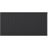 Radiateur à panneaux Mexen CVH20 Hygiene 600 x 2200 mm, connexion inférieure, 2418 W, anthracite - W620H-060-220-66