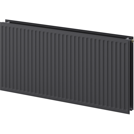 Radiateur à panneaux Mexen CVH20 Hygiene 600 x 2200 mm, connexion inférieure, 2418 W, anthracite - W620H-060-220-66