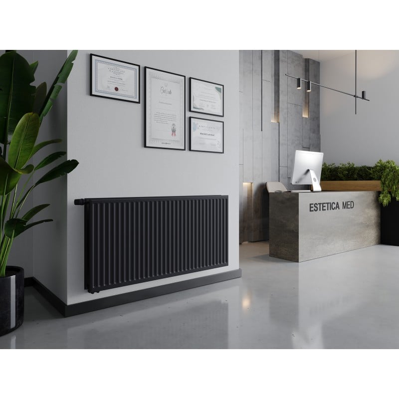 Mexen CVH20 Hygiène radiateur à panneaux 900 x 1000 mm, raccordement inférieur, 1540 W, anthracite - W620H-090-100-66