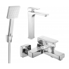 Mexen Cetus R45 ensemble de baignoire, chrome - 744313R45-00