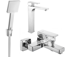 Mexen Cetus R45 ensemble de baignoire, chrome - 744313R45-00