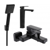 Mexen Cetus R45 ensemble de baignoire, noir - 744313R45-70