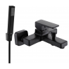 Mexen Cetus R77 robinet de baignoire avec ensemble de douche, noir - 74433R77-70