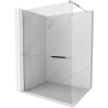 Mexen Kioto+ paroi de douche avec étagère Walk-in 85 x 200 cm, transparent, chrome - 800-085-121-01-00