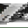 Mexen Kioto+ paroi de douche avec étagère Walk-in 135 x 200 cm, transparent, chromé - 800-135-121-01-00