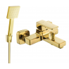 Mexen Cetus R45 robinet de bain avec ensemble de douche, or - 74433R45-50