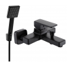 Mexen Cetus R45 robinet de baignoire avec ensemble de douche, noir - 74433R45-70