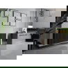 Radiateur plat hygiénique Mexen CVH30 300 x 3000 mm, connexion inférieure, 2617 W, anthracite - W630H-030-300-66