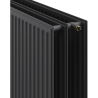 Radiateur plat hygiénique Mexen CVH30 300 x 3000 mm, connexion inférieure, 2617 W, anthracite - W630H-030-300-66