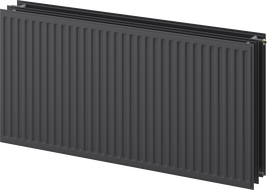 Radiateur plat hygiénique Mexen CVH30 300 x 3000 mm, connexion inférieure, 2617 W, anthracite - W630H-030-300-66