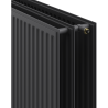 Chauffage à panneau Mexen CVH30 Hygiene 500 x 1400 mm, raccordement inférieur, 1815 W, anthracite - W630H-050-140-66