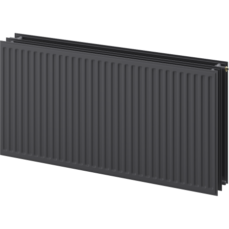 Mexen CVH30 Radiateur plat hygiénique 500 x 1400 mm, raccordement inférieur, 1815 W, anthracite - W630H-050-140-66