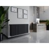 Mexen CVH30 Radiateur Hygiénique Plaque 500 x 1600 mm, raccordement inférieur, 2074 W, anthracite - W630H-050-160-66