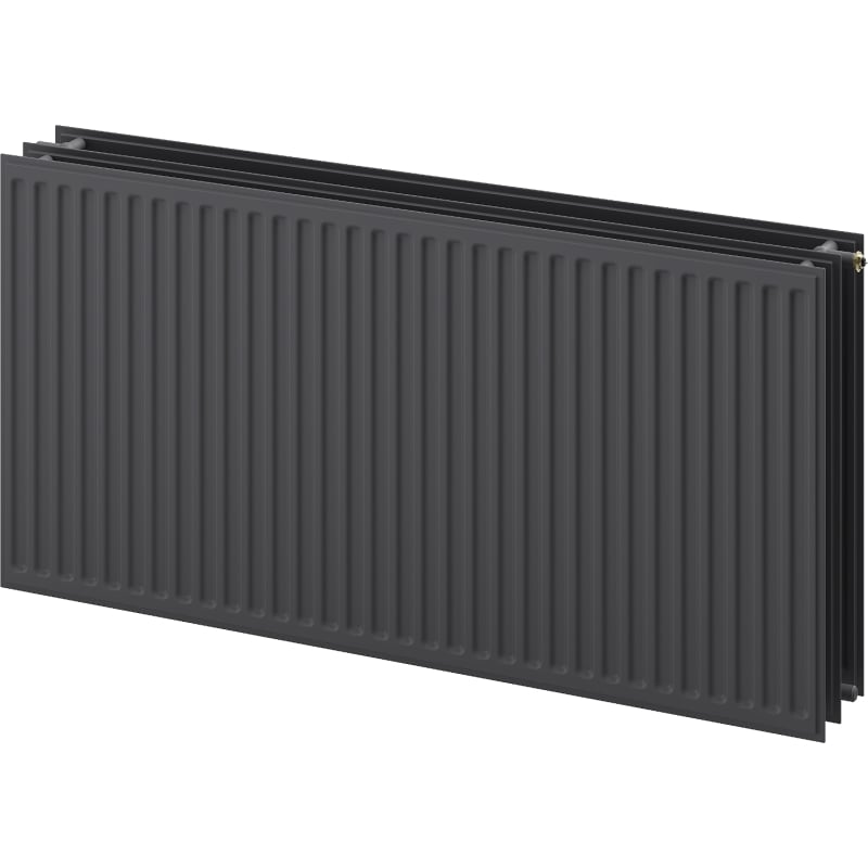 Mexen CVH30 Radiateur Hygiénique Plaque 500 x 1600 mm, raccordement inférieur, 2074 W, anthracite - W630H-050-160-66