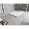 Mexen Hugo receveur rectangulaire SMC 100 x 70 cm, blanc, cache inox - 42107010-X