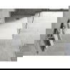 Mexen Hugo bac rectangulaire SMC 130 x 70 cm, blanc, cache inox - 42107013-X