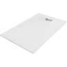 Mexen Hugo receveur rectangulaire SMC 140 x 70 cm, blanc, cache inox - 42107014-X