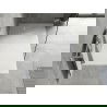 Mexen Hugo bac rectangulaire SMC 140 x 80 cm, blanc, cache en inox - 42108014-X