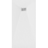 Mexen Hugo receveur de douche rectangulaire SMC 170 x 80 cm, blanc, cache inox - 42108017-X