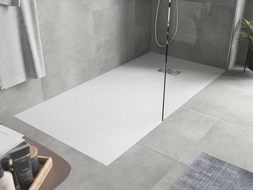 Mexen Hugo bac rectangulaire SMC 170 x 80 cm, blanc, cache inox - 42108017-X