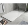 Mexen Hugo receveur de douche rectangulaire SMC 170 x 80 cm, blanc, cache inox - 42108017-X