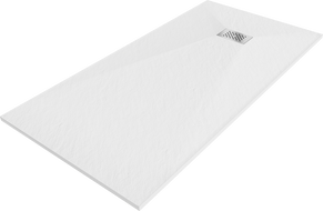 Mexen Hugo bac rectangulaire SMC 170 x 80 cm, blanc, cache inox - 42108017-X