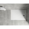 Mexen Hugo receveur de douche rectangulaire SMC 130 x 90 cm, blanc, cache inox - 42109013-X
