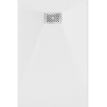 Mexen Hugo receveur de douche rectangulaire SMC 130 x 90 cm, blanc, cache inox - 42109013-X