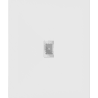 Mexen Hugo receveur rectangulaire SMC 110 x 100 cm, blanc, cache inox - 42101011-X