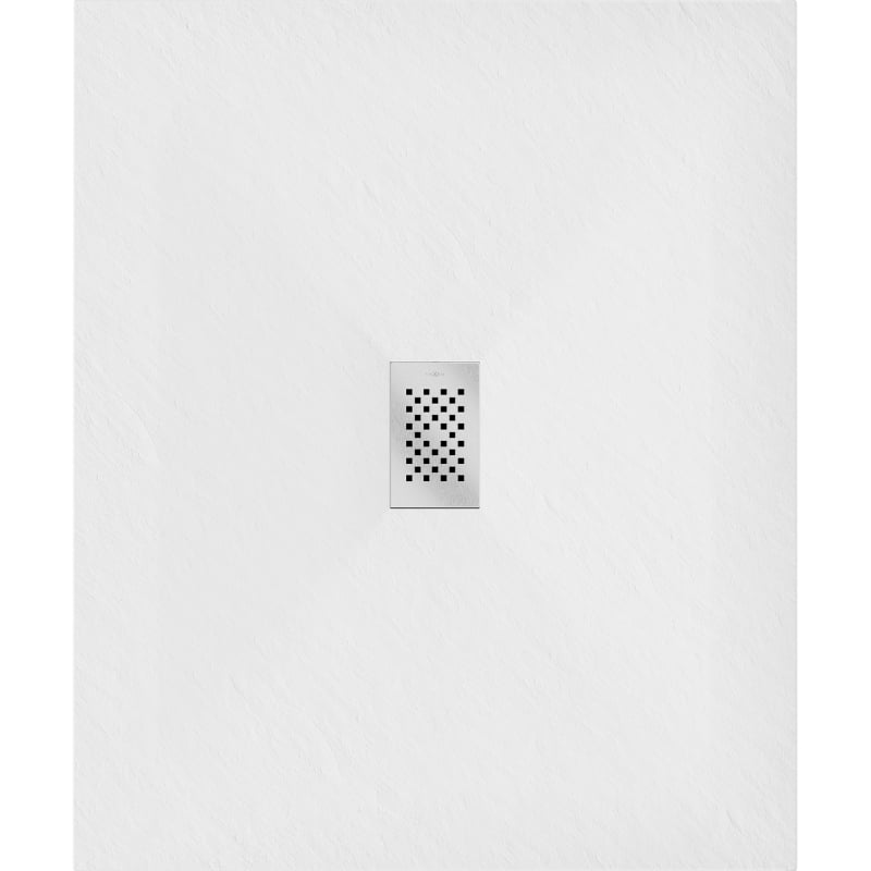 Mexen Hugo receveur de douche rectangulaire SMC 120 x 100 cm, blanc, cache inox - 42101012-X