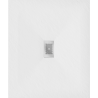 Mexen Hugo receveur rectangulaire SMC 120 x 100 cm, blanc, cache inox - 42101012-X