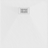 Bac de douche Mexen Hugo carré SMC 70 x 70 cm, blanc, cache blanc - 42107070-W